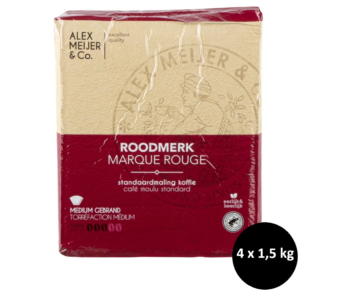 A.M. Roodmerk Standaard Maling 4x1,5kg